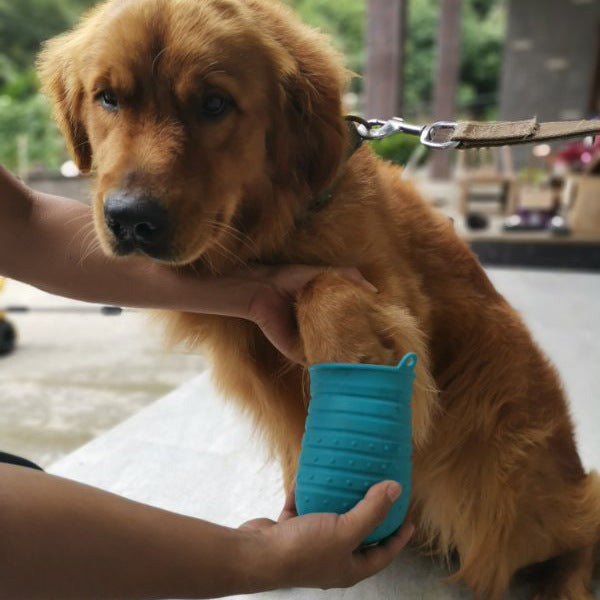 Nettoyeur de Pattes Portable MAVRO | Adieu la boue et les traces dans la maison !