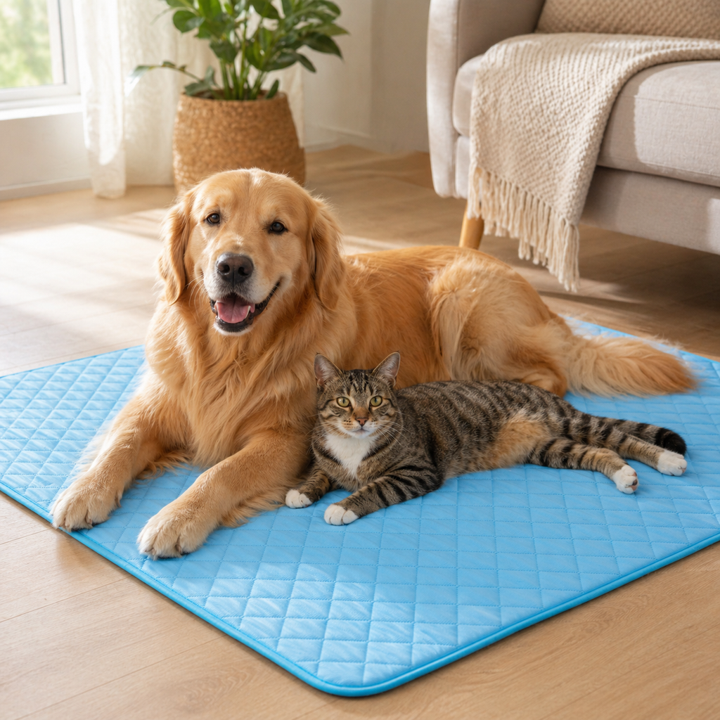 MAVRO CoolMat — Le tapis rafraîchissant qui garde ton animal au frais cet été